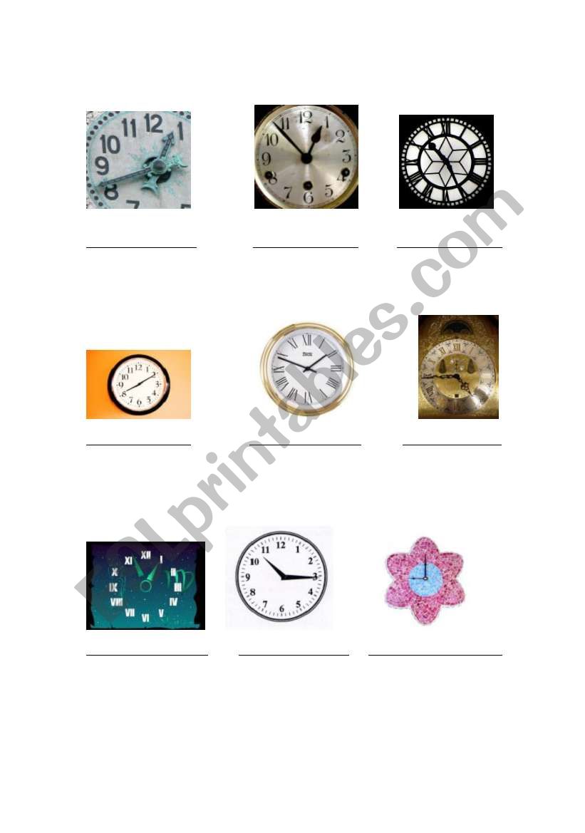 What`s the time? worksheet